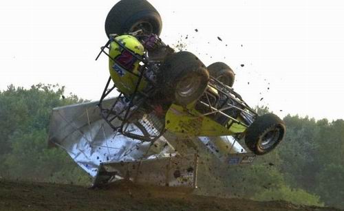 Shiawassee Fair - Chris Webster Crashing